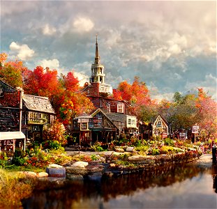 'Autumn Village' photo
