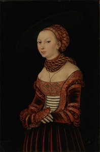 Lucas Cranach, the Elder / vanhempi / den äldre (1472(?)–1553): Portrait of a Young Woman / Nuoren naisen muotokuva / Porträtt av en ung kvinna photo