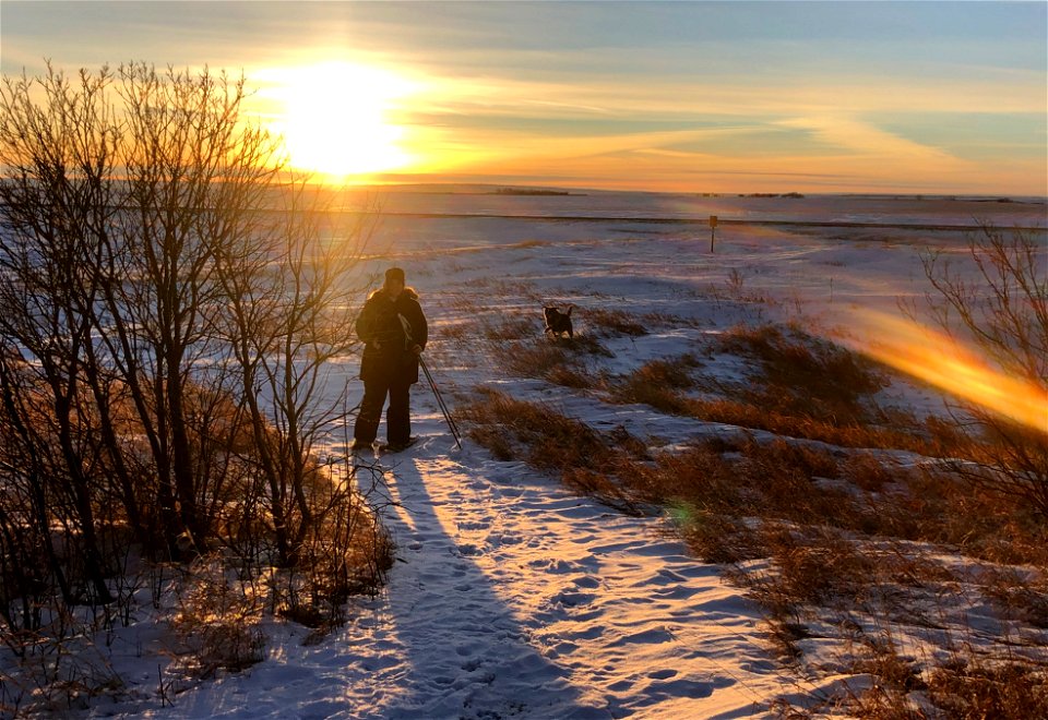 2022/365/16 Out For a Snowshoe Circuit