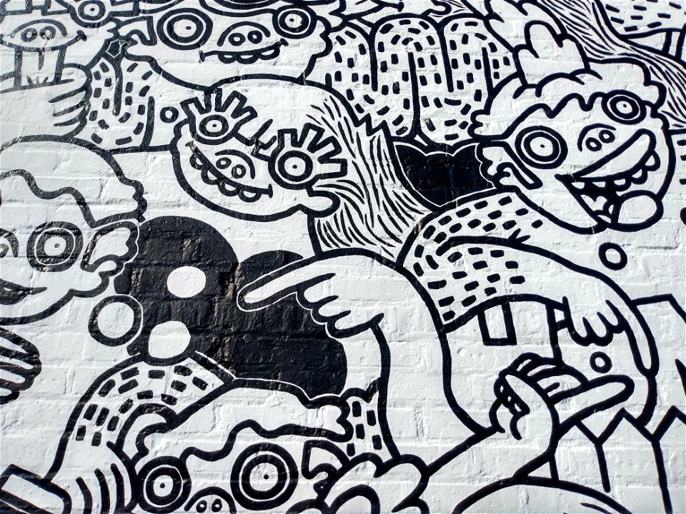 Mural on Oakton in Skokie, IL