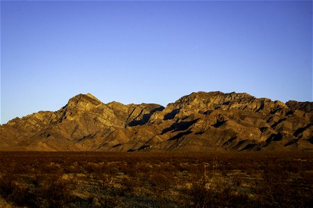 Mountains in Mojave National Preserve photo