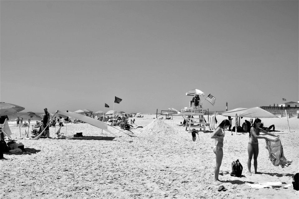 Fire Island sand storm photo