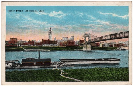 River Front, Cincinnati, Ohio (Date Unknown) photo