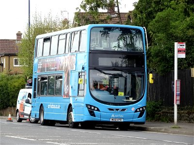 MX61AYB A20 London Road, Allington. Bus unwell.