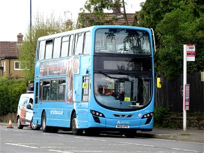 MX61AYB A20 London Road, Allington. Bus unwell. photo