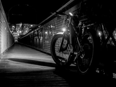 Ebike after dark