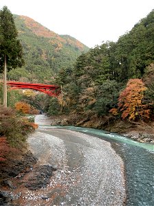 Nippara River and Tama River in Hikawa, Okutama-machi