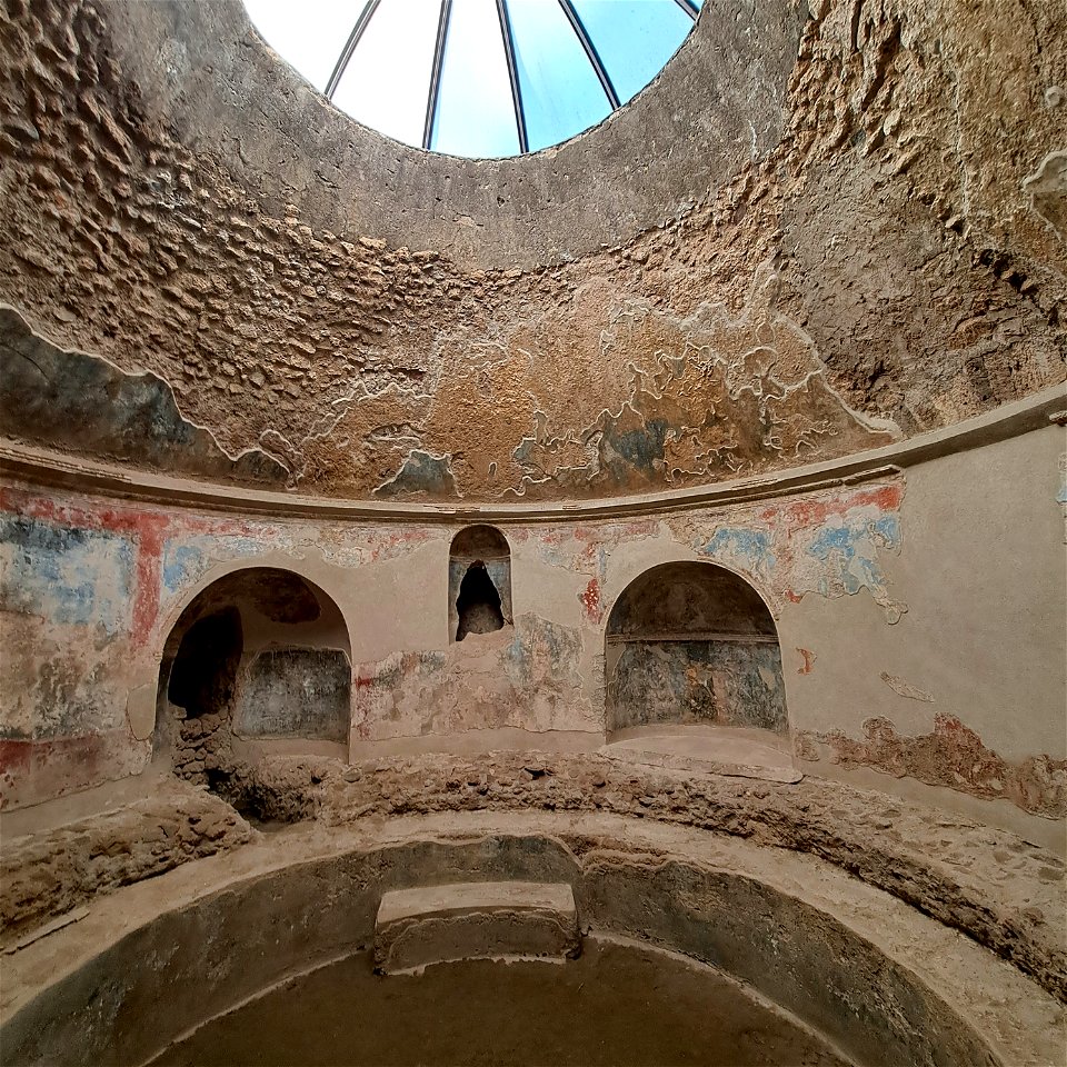 Frigidarium Stabian Bath Ruins Pompeii Italy