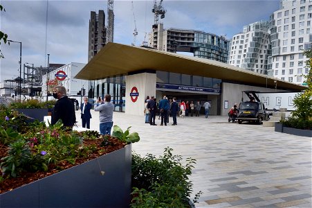 The new Battersea Power Station station on the Northern Line extension