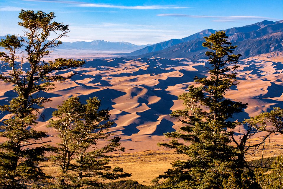 The Dunefield from Sangre de Cristo Mountains
