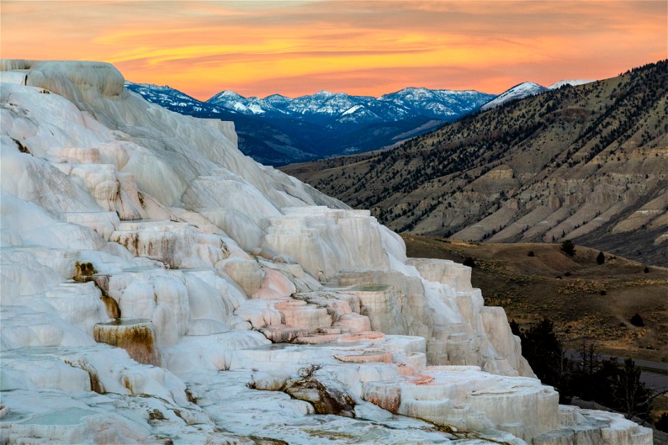 Sunset from Canary Springs Overlook photo