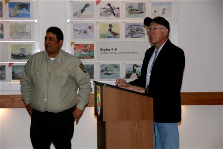 Interior Secretary Salazar in Indiana photo