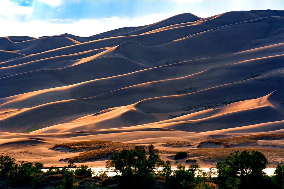 Dune Ridges over Medano Creek