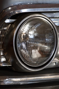 Vintage Car Headlight photo