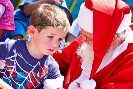 Santa forgot all about him..... and he didn't cry
