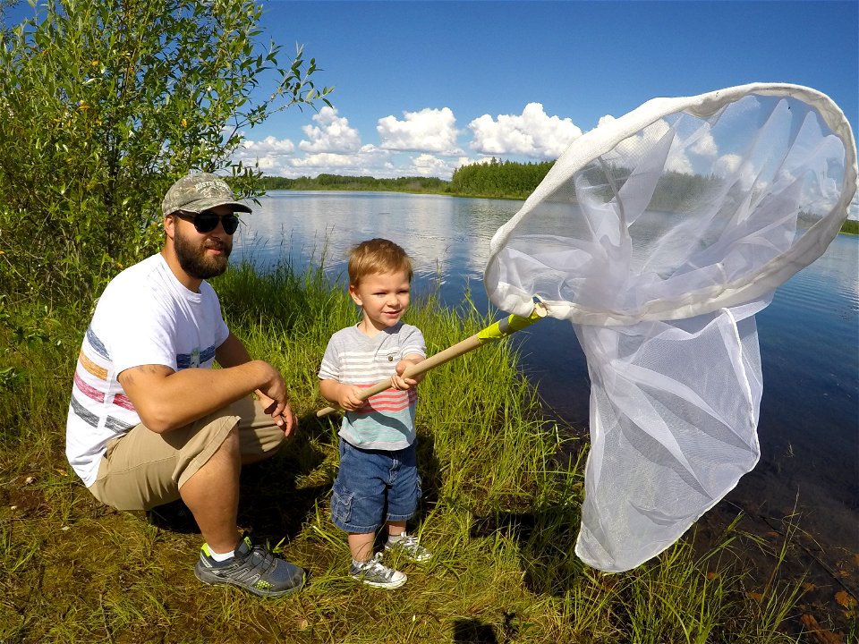 R7 Kanuti NWR Volunteer James at Dragonfly Day
