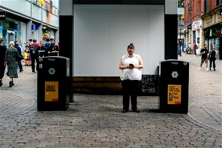The Lonely World of Manchester's Phone Users (4 of 6) photo