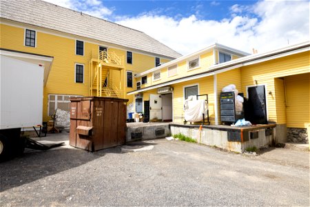 Historic Lake Hotel Rehabilitation Project: Phase 3 loading dock photo