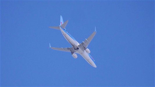 Boeing 737-8K5 D-ATUA TUIfly from Fuerteventura (12300 ft.)
