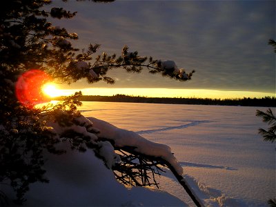 FS-Superior-NF-USFSphoto Winter sunset in BWCAW photo