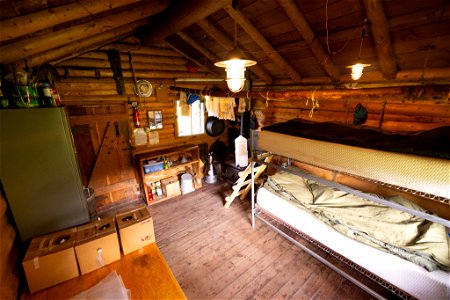 Fawn Pass Patrol Cabin: interior views (2) photo