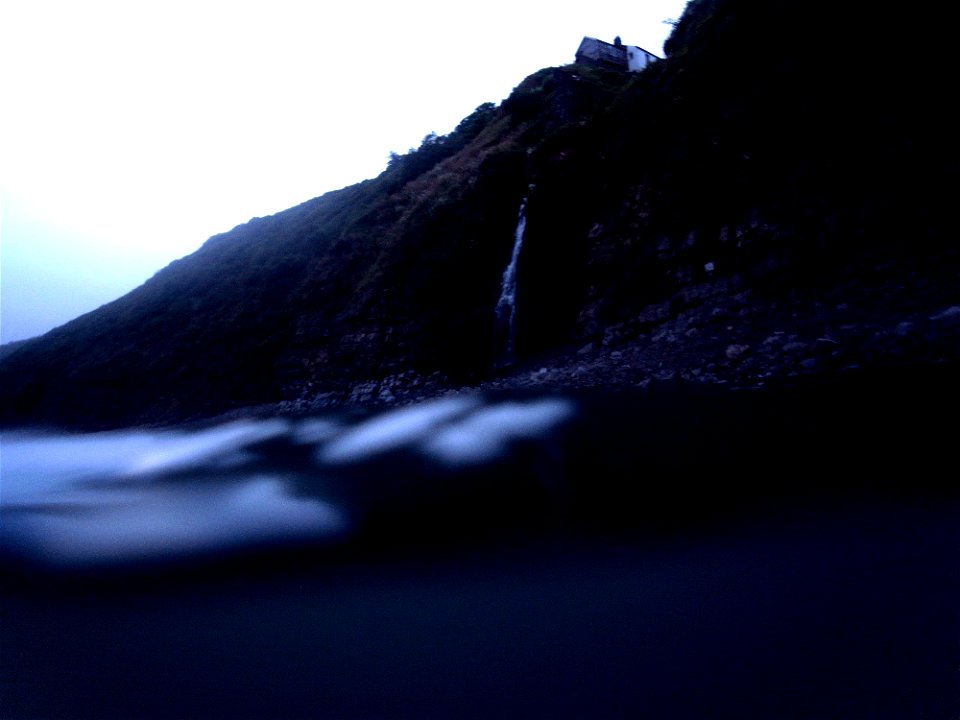 High Tide at Bucks Mills, Clovelly, North Devon , UK