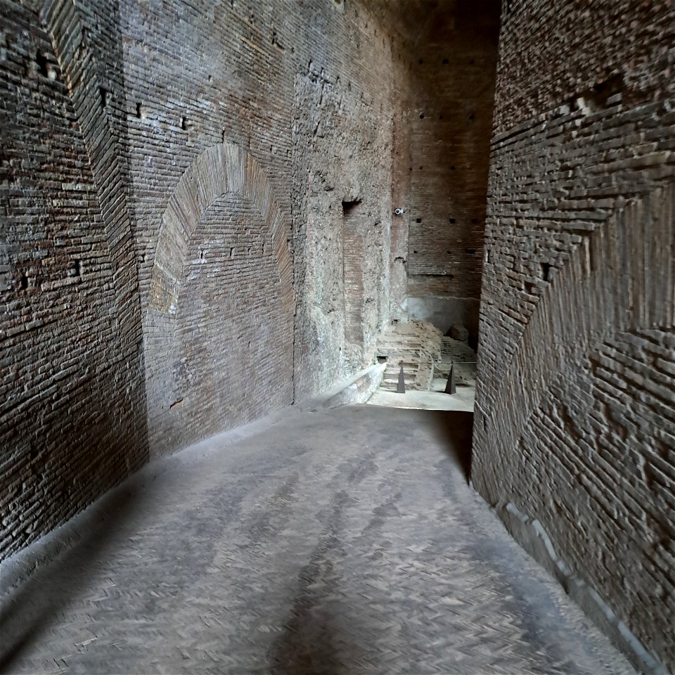 Domitians Imperial Ramp Roman Forum Rome Italy