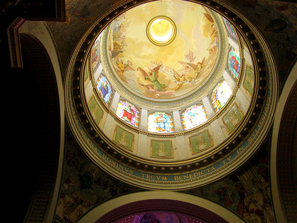 Dome of Tindiri Church of Black Madonna  Sicily