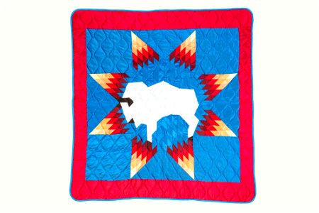 YELL 66710: quilted wall hanging