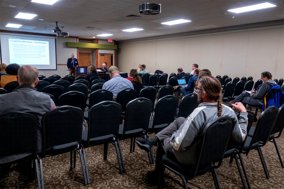 Solar Programmatic EIS Meeting audience
