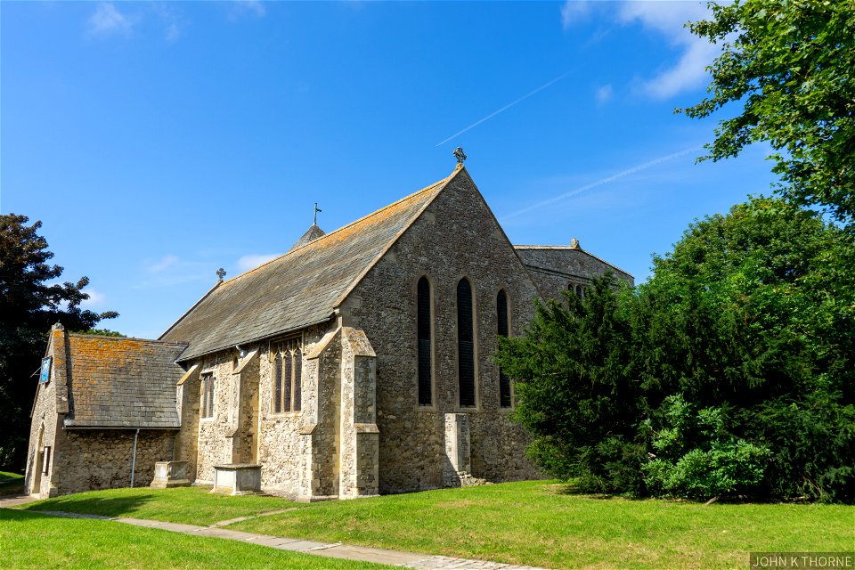 THE ABBEY CHURCH OF ST MARY AND ST SEXBURGA, HIGH STREET MINSTER ON SEA KENT