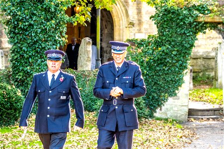 Kent Police Officers in Dress Uniform.