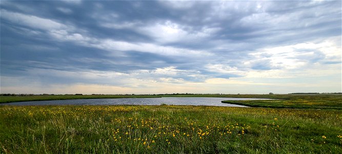 Prairie Pothole Landscape of Trout WPA Lake Andes Wetland Management District South Dakota