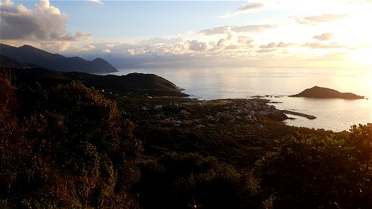 Côte Ouest du Cap Corse vue de Cannelle, Centuri, Haute-Corse