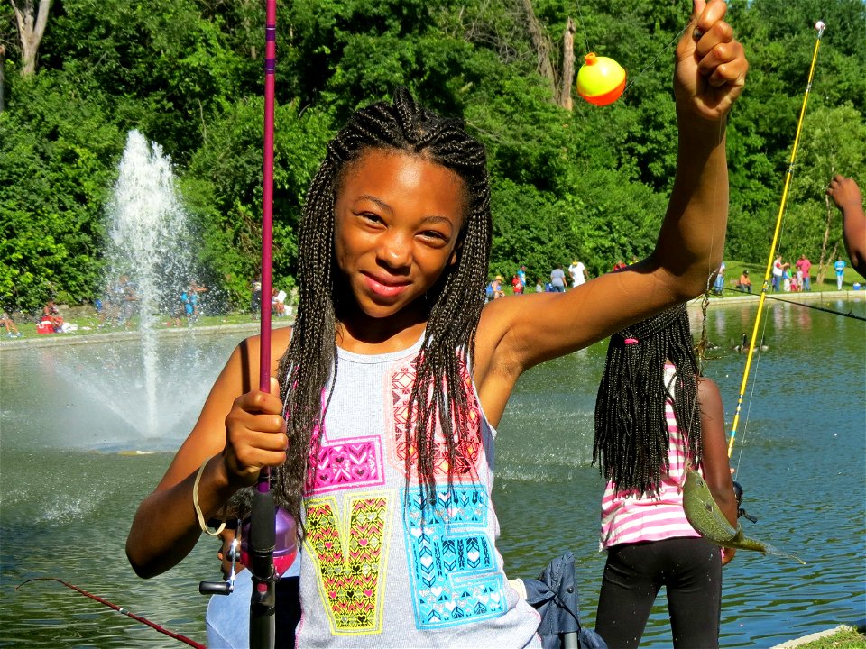 Girl with Fish photo