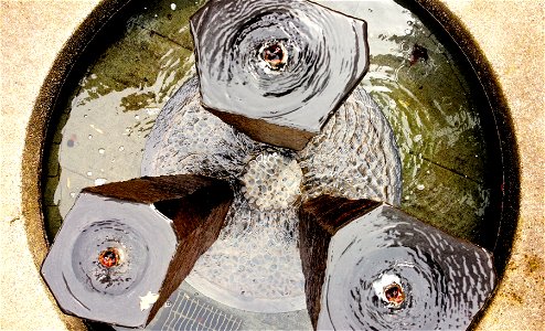 Pillar Fountain from Above