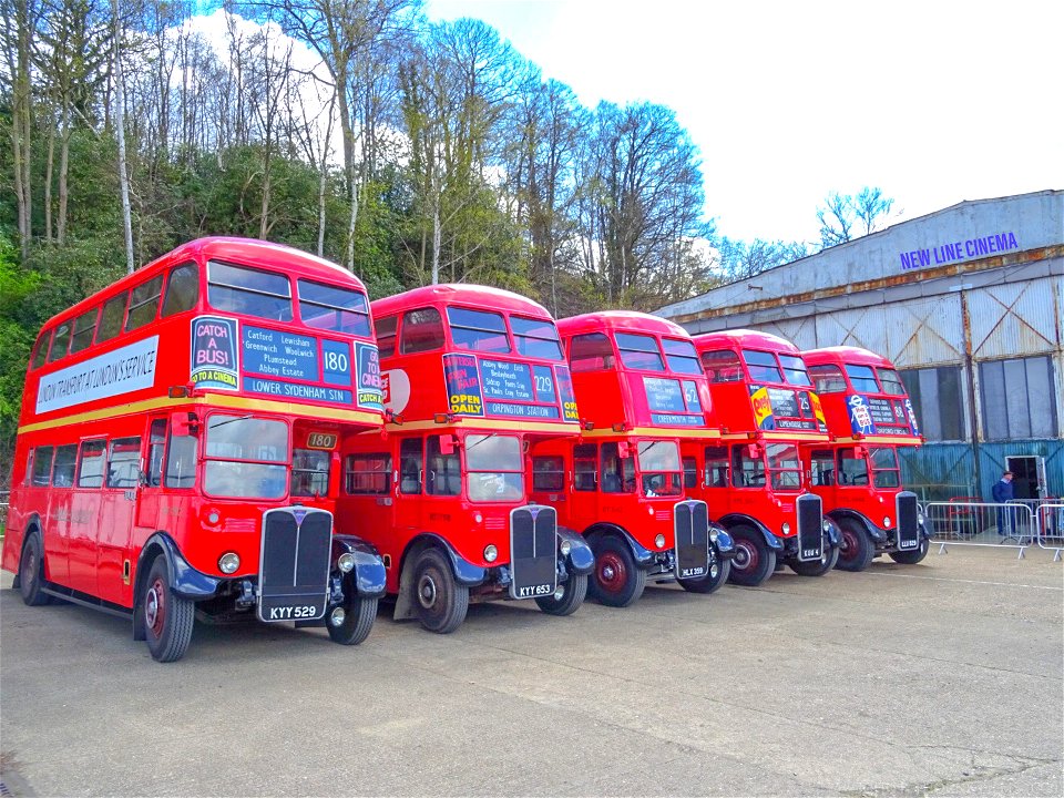 Buses Brooklands Old Hangar