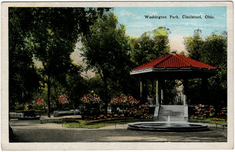 Washington Park, Cincinnati, Ohio (Date Unknown)