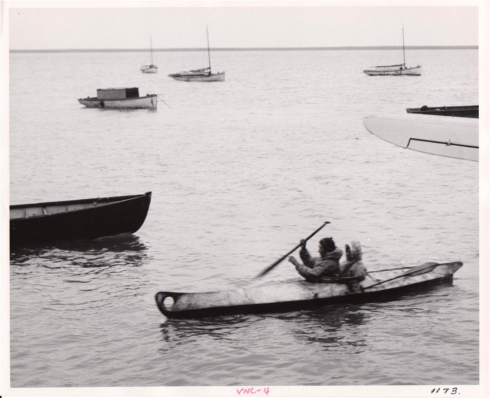 Family Arriving at Nunivak Island, Sept 1949