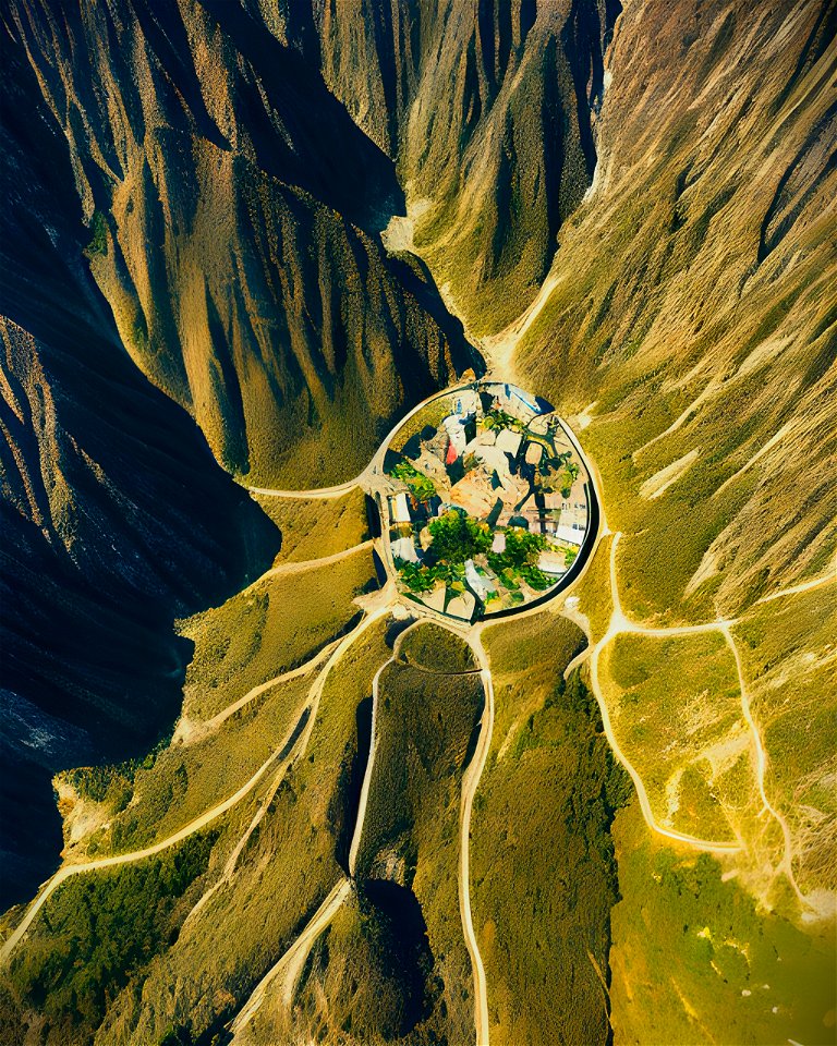 'Drone Shot of My Little Neighbourhood'