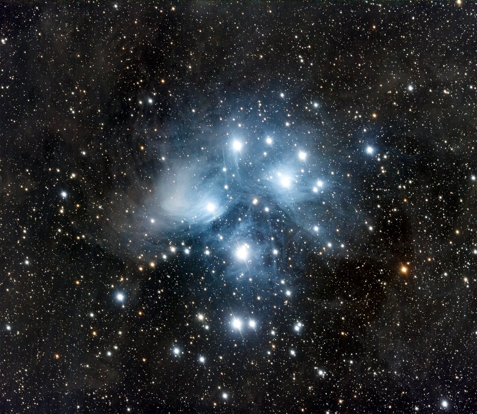 Pleiades Cluster - Reprocessed with Astro Pixel Processor photo