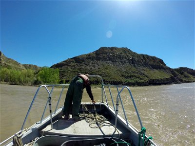 Surveying a River in the Upper Missouri River Basin photo