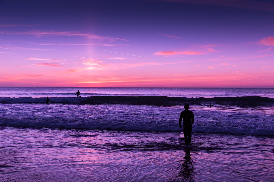 Summer Sunset at the Beach