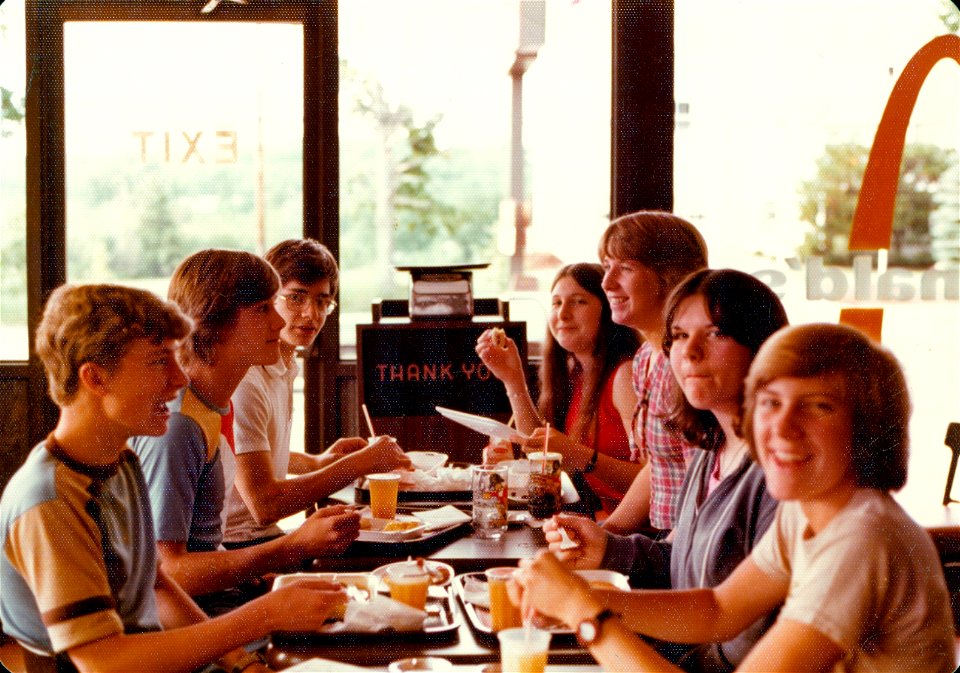 High School Class Trip 1977