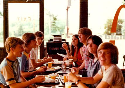 High School Class Trip 1977