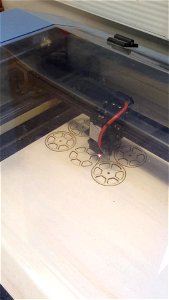 Workshop photography 🔨 laser cutter.