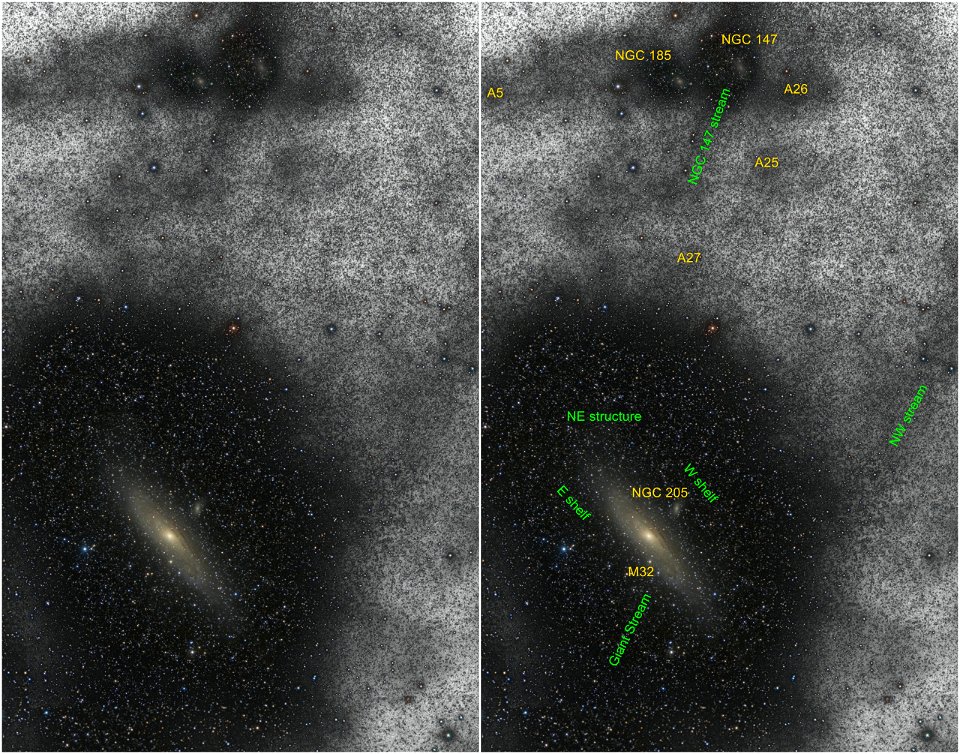 Andromeda Galaxy Extended Halo