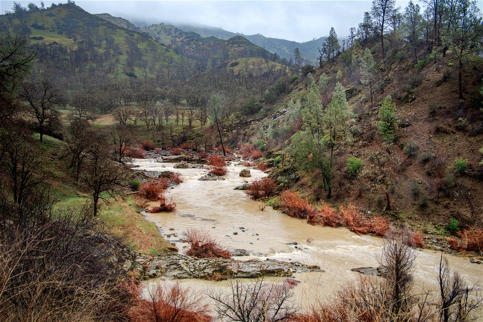 Rain Storm at Cache Creek