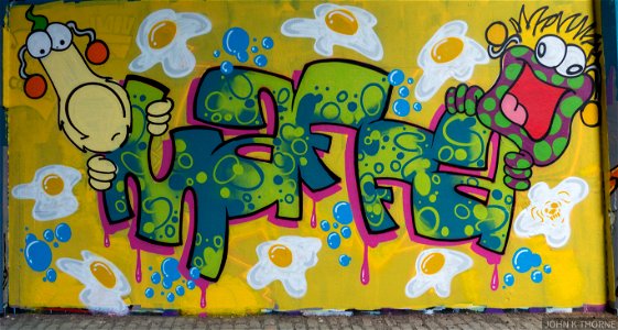 Zig & Zag Graffiti from The Big Breakfast C4