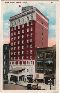 Howe Hotel, Akron, Ohio (Date Unknown)